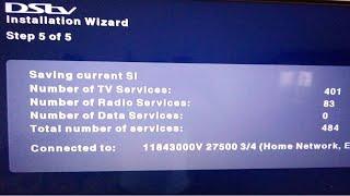 How To Run Dstv Installation Wizard