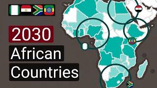 Top 30 Largest African Economies in 2030 [GDP nominal]