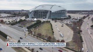 Wintry Dallas weather could delay Ohio State fans' plans for Cotton Bowl