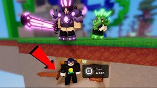 Bedwars Speedrunner VS 2 Hunters (Roblox)