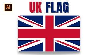 THE EASIEST WAY TO CREATE UK FLAG IN ILLUSTRATOR