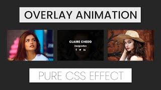 Image Hover CSS animation with Caption Overlay
