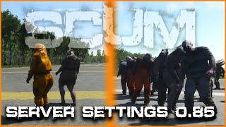 SCUM 0.85 | Server Settings Tutorial | It doesn't get easier than this!