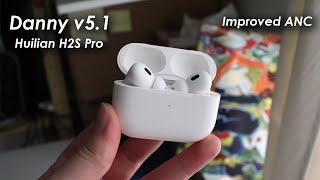 NEW AirPods Pro 2 Clone! Danny v5.2 Huilian H2S Ultra - With USB C, Improved ANC, Battery Life!
