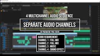 Create Multichannel Audio & Export MXF Format in Premiere Pro