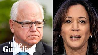 Kamala Harris joined by running mate Tim Walz at Philadelphia rally event – watch live