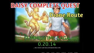 Daisy Complete Quest | Summertime Saga 0.20.14 | Delmont case Diane's Route Gameplay