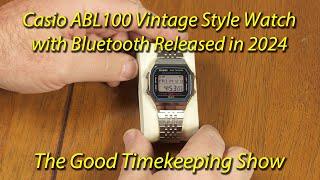 Casio ABL100 Vintage Style Watch with Bluetooth for 2024