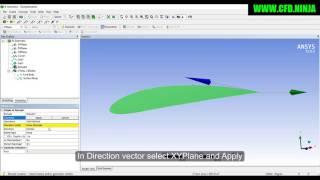  ANSYS DESIGN MODELER - NACA 4412 - Import Points - Part 1B/4