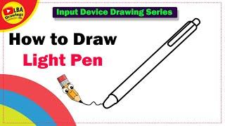 Light Pen Drawing | Input Device Drawing Series