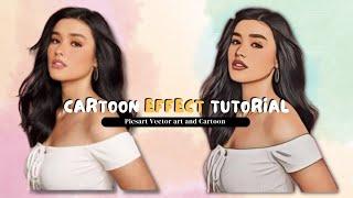 PICSART: HOW TO CARTOON YOUR PICTURE (TUTORIAL)️ | PICSART PORTRAIT VECTOR ART 