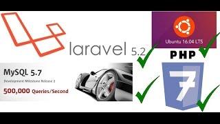 Install Laravel 5.2 on Ubuntu 16.04 (outdated)