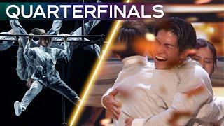 AIRFOOTWORKS Receives A GOLDEN BUZZER For A STUNNING Performance! | Quarterfinals | AGT 2024