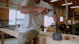 How skilled carpenters use handcrafted methods for sharpening and chiseling