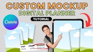 How To Create Custom Mockup In Canva For Digital Planner (Sell On Etsy)
