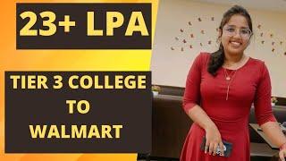 Walmart Placement Journey By Saloni || Software Engineer || Suraj Sinha