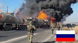 30 heavy fuel loads bound for Ukraine were detonated by Russian ATGMs