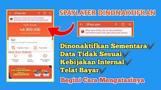 Cara Mengatasi SPaylater di NONAKTIFKAN Terbaru | Solusi Shopee Paylater Nonaktif