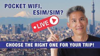 Pocket WiFi, eSIM or SIM for Japan? LIVE Q&A - Choose the Right Internet Option!