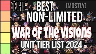 BEST War of the Visions NON-Limited Unit Tier List for 2024 for New Players #wotv #ffbe