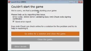 Launch Error EASY ANTI CHEAT for Windows 7 SOLVED!!!! [2-2-2021]