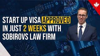 Start up Visa Approved In Just 2 Weeks with Sobirovs Law Firm