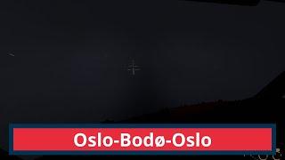 MSFS2020 flying from Oslo to Bodø to Oslo Norwegian PMDG 737-800