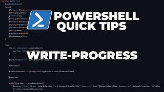 PowerShell Quick Tips : Write-Progress (Get a Progress bar for your scripts!)