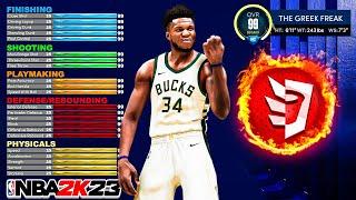 This 6'11 GIANNIS ANTETOKOUNMPO BUILD IS AN ALL AROUND DEMIGOD NBA2k23! BEST ISO CENTER BUILD 2K23!