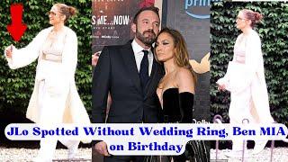 Birthday Betrayal Ben's Absence Casts a Dark Shadow JLo's Ring Finger Vanishes