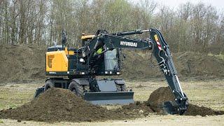 New Hyundai HW150ACR wheeled excavator tested