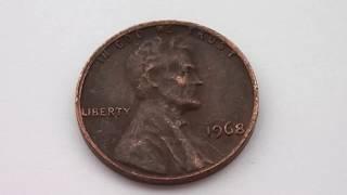 1 Cent USA 1968 - Lincoln Penny Coin