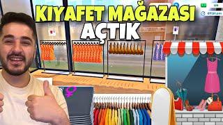 YENİ İŞİMİZ KIYAFET MAĞAZASI AÇTIK, MÜŞTERİ DOLDU TAŞTI! -CLOATHING SIMILATOR #1