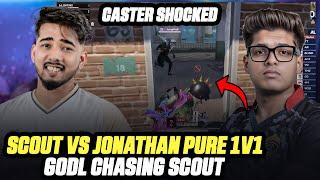 SCOUT vs JONATHAN 1v1  Can SCOUT Survive Against GODL ? | Admino Knife in Red Bull MEO BGMI