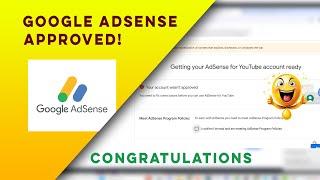 YouTube Adsense: How to Fix Your Account Wasn't Approved and Get Monetized within 24 hours