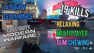 ASMR Gaming | Call of Duty Modern Warfare Multiplayer Relaxing Gum Chewing  Controller Sounds 