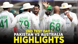 Highlights | Pakistan vs Australia | 2nd Test Day 1 | PCB | MM2A