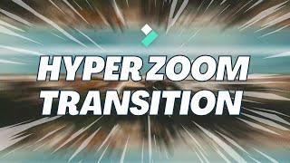 Hyper Zoom Transition in Filmora