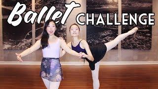 BALLET CHALLENGE | Learning ballet for the first time