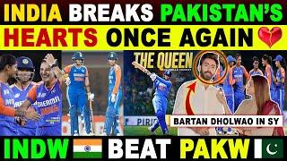 INDW DEFEAT PAKW | INDIA BREAKS PAKISTAN’S HEARTS ONCE AGAIN | IND VS PAK | ASIA CUP 2024