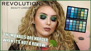 Revolution Colour Book CB05 | Green Smokey Eyeshadow Tutorial | Auroreblogs