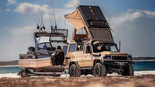 SANDY TRACKS - AUSTRALIA'S MOST FAMOUS TROOPY WALKTHROUGH + STABICRAFT BOAT