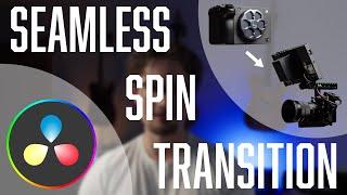 Seamless Spin Transition - Davinci Resolve 18