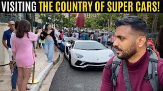 VISITING THE COUNTRY OF ONLY BILLIONAIRES! Fancy Cars, Super Yachts & Casino of MONACO!