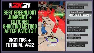 NBA 2K21 How to Shoot with Best GREENLIGHT Jumpshot After Patch. Best 2K21 Shooting Tips #22