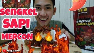 Review ENAK PARAH !!OSENG MERCON DAGING SENGKEL SAPI pedes gila|Mukbang |sengkelsapi #asmrindonesia