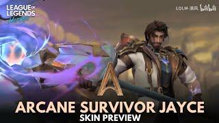 Arcane Survivor Jayce Skin Preview | Wild Rift