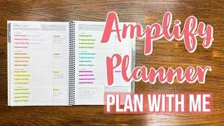 Planning in my Amplify Planner