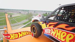 The Yellow Driver's World Record Jump (Tanner Foust) | Team Hot Wheels | @HotWheels