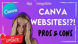 CANVA WEBSITES in 2023: Pros & Cons
